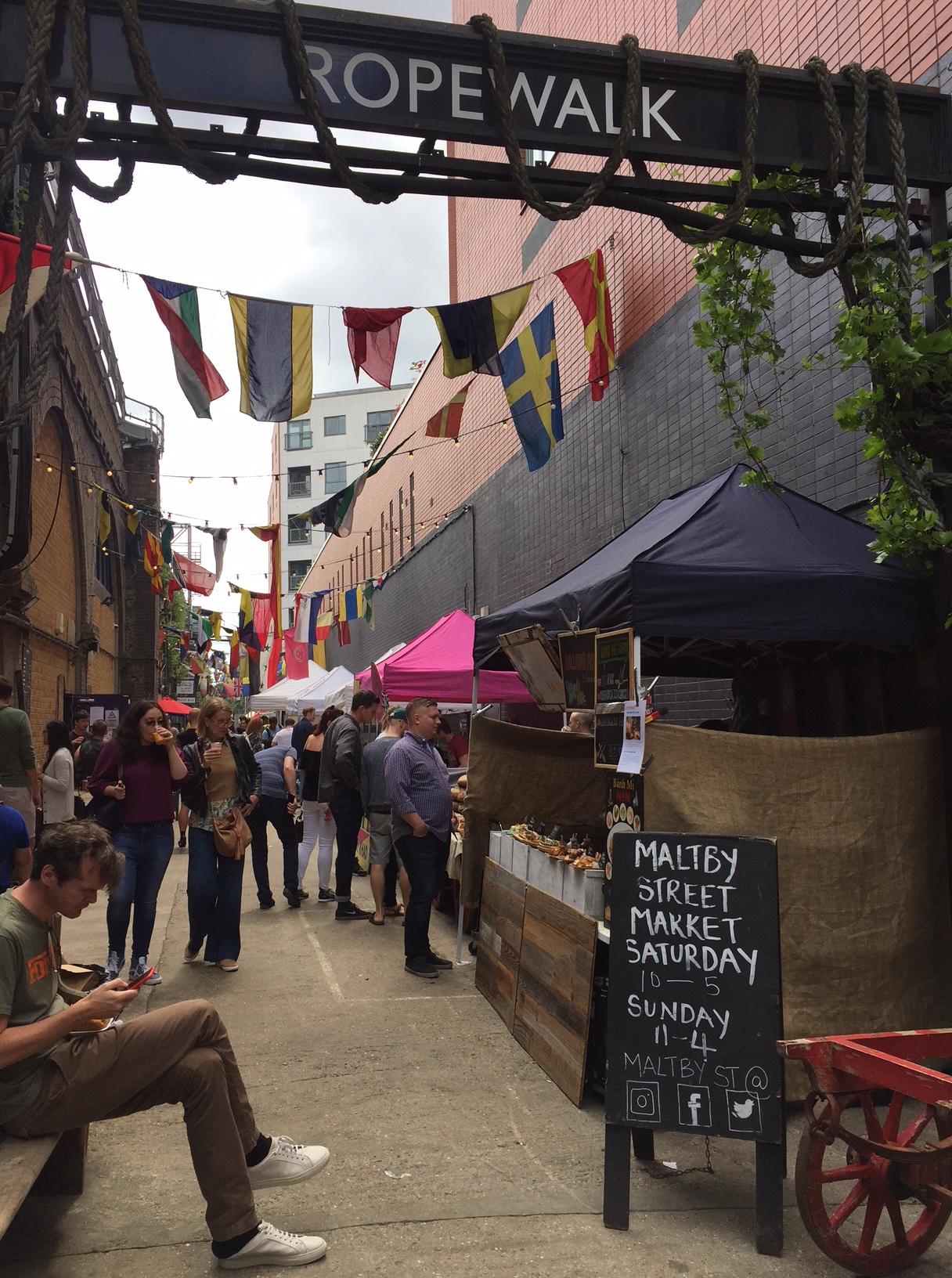 Food, Glorious Food at Maltby Street Market